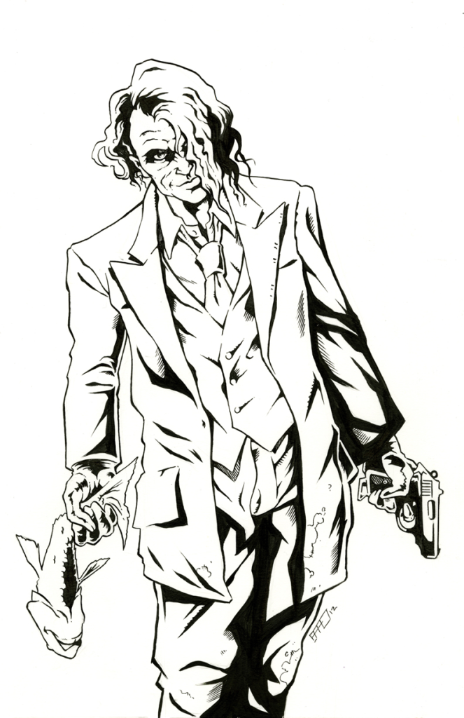 Cartoon Joker Drawing Kids